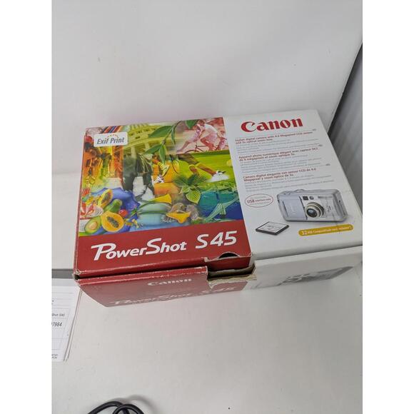 Canon Power Shot S45 AIAF Megapixels 4.0 Digital Camera PC1033-For Parts - Picture 11 of 11